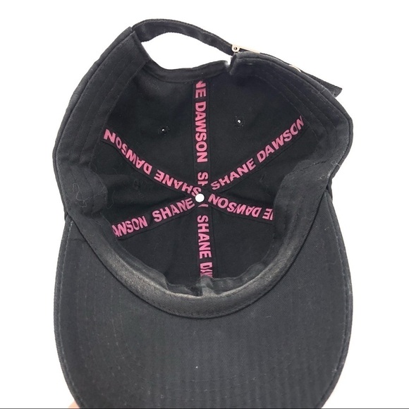 Shane Dawson Pig Hat Merch Logo Dad Hat Cap Black Pink Adjustable - Picture 6 of 7